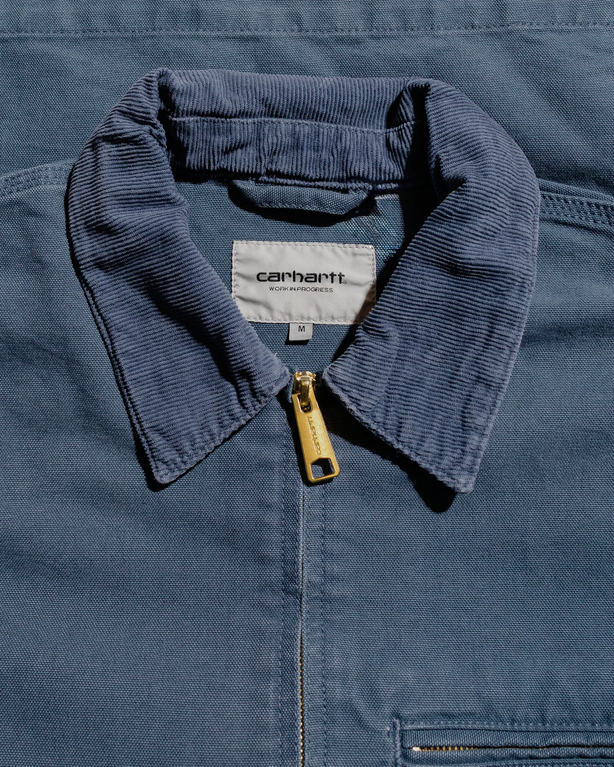 Carhartt W.I.P. Detroit Jacket Dusky Blue Stone Canvas sold by Lost & Found product image thumbnail 5