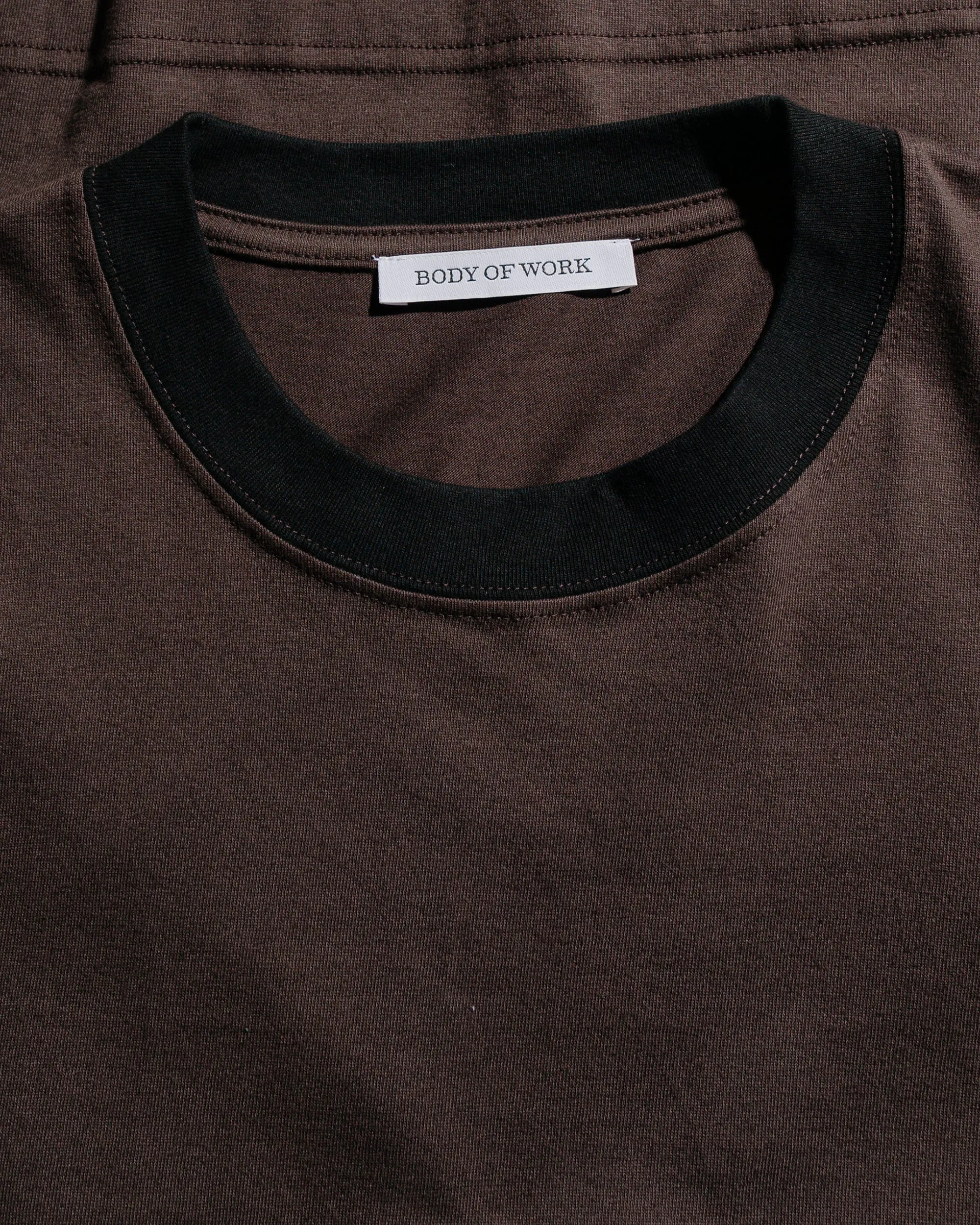 Body of Work Reed T-Shirt Loam Brown/Black sold by Lost & Found product image thumbnail 5