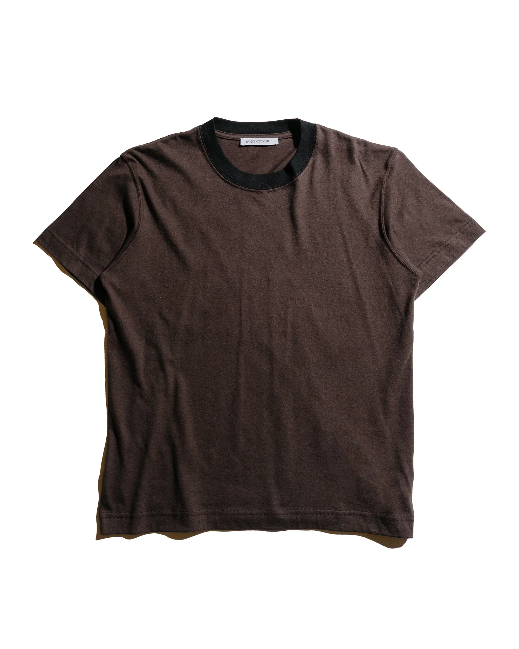 Body of Work Reed T-Shirt Loam Brown/Black sold by Lost & Found