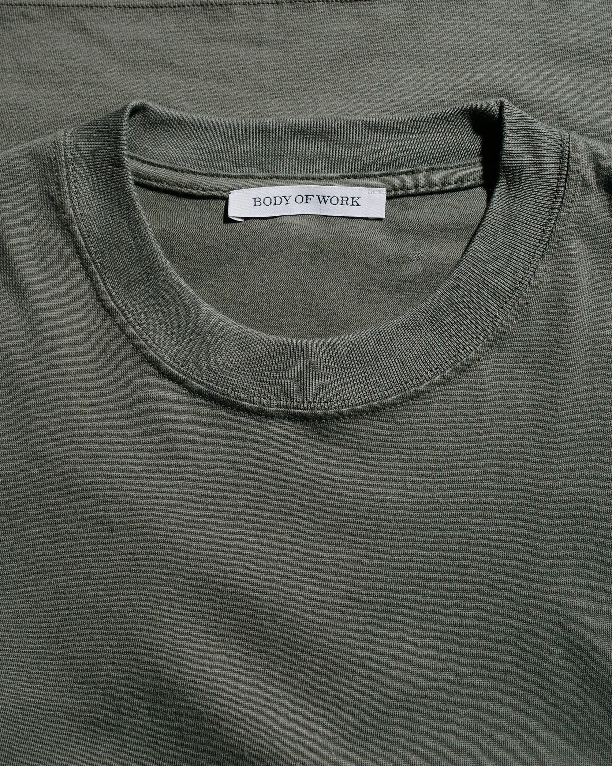 Body of Work Reed T-Shirt Lichen Green sold by Lost & Found product image thumbnail 5