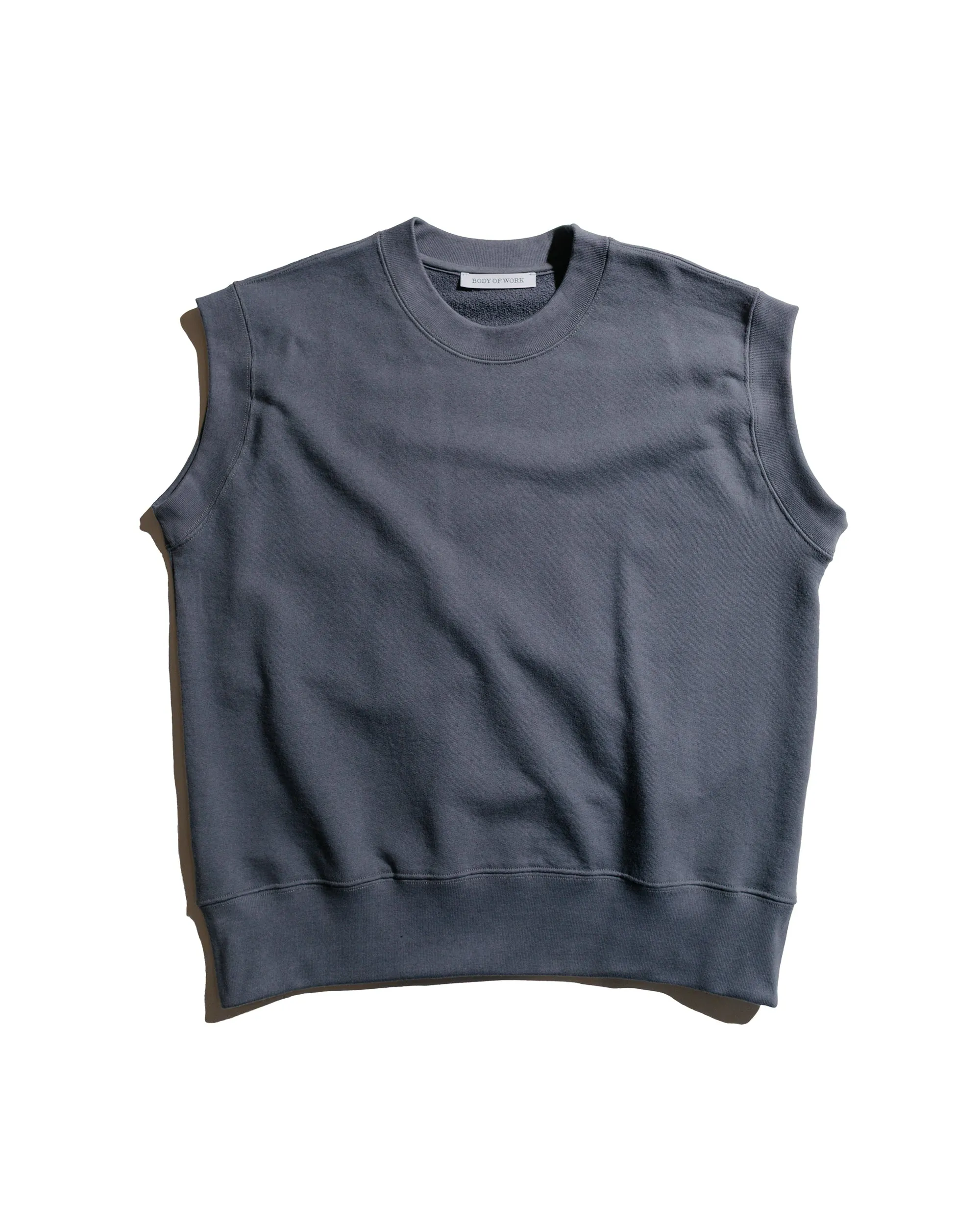 Body of Work Nettle Vest Pond Blue sold by Lost & Found