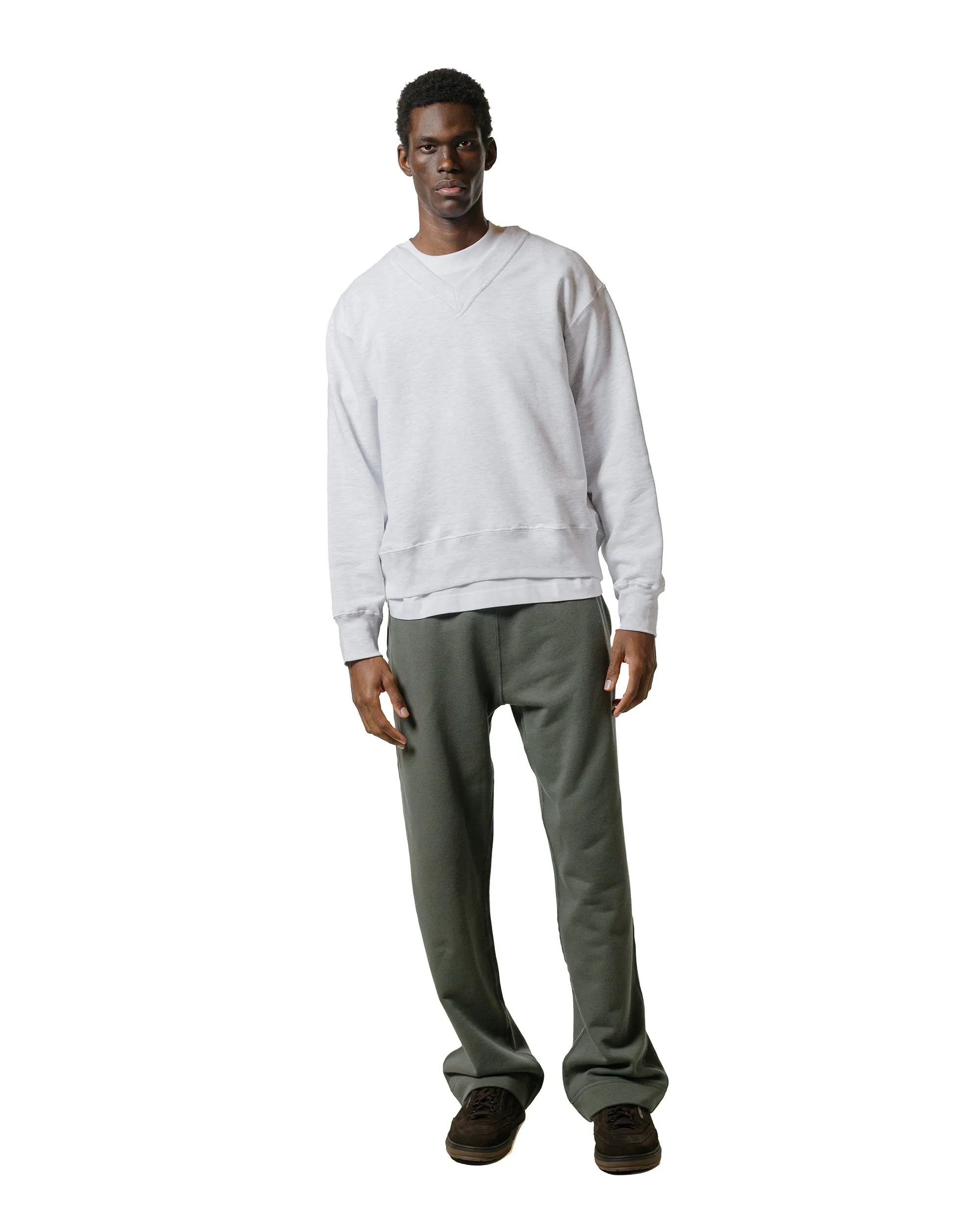 Body of Work Juniper V-Neck Sweatshirt Dove Grey sold by Lost & Found product image thumbnail 4
