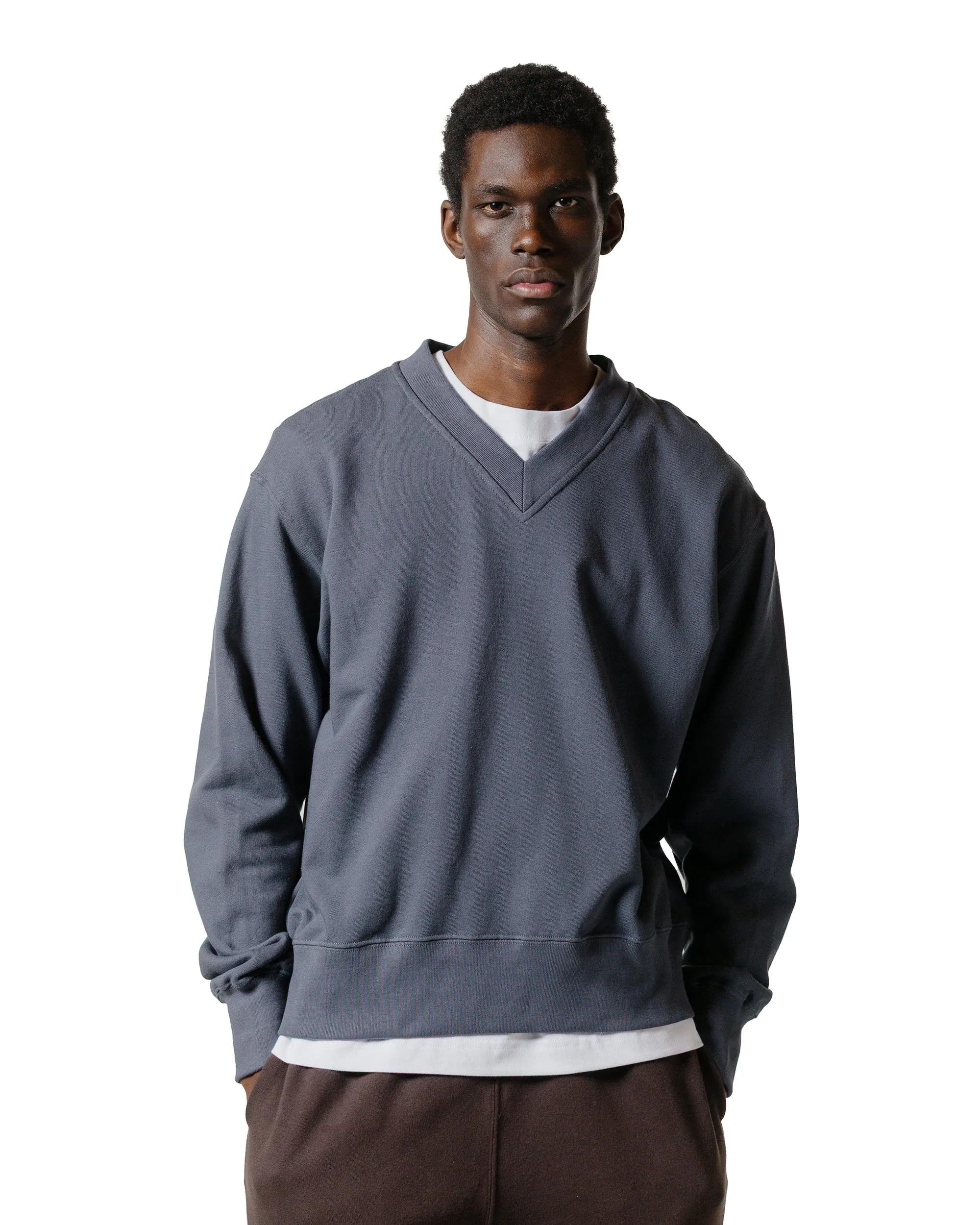Body of Work Juniper V-Neck Sweatshirt Pond Blue sold by Lost & Found product image thumbnail 2