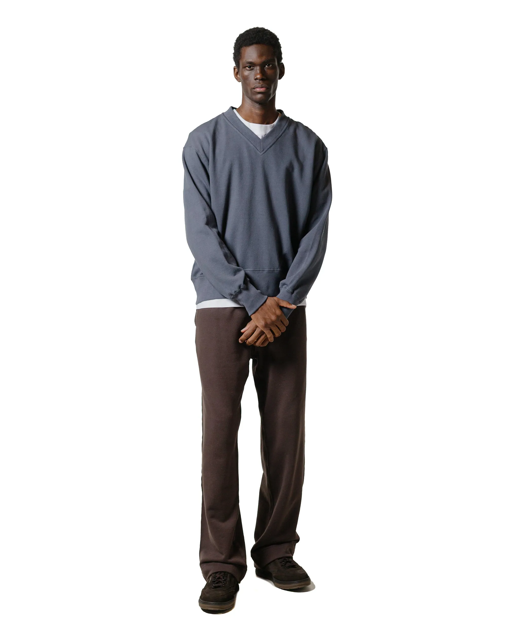Body of Work Juniper V-Neck Sweatshirt Pond Blue sold by Lost & Found product image thumbnail 4