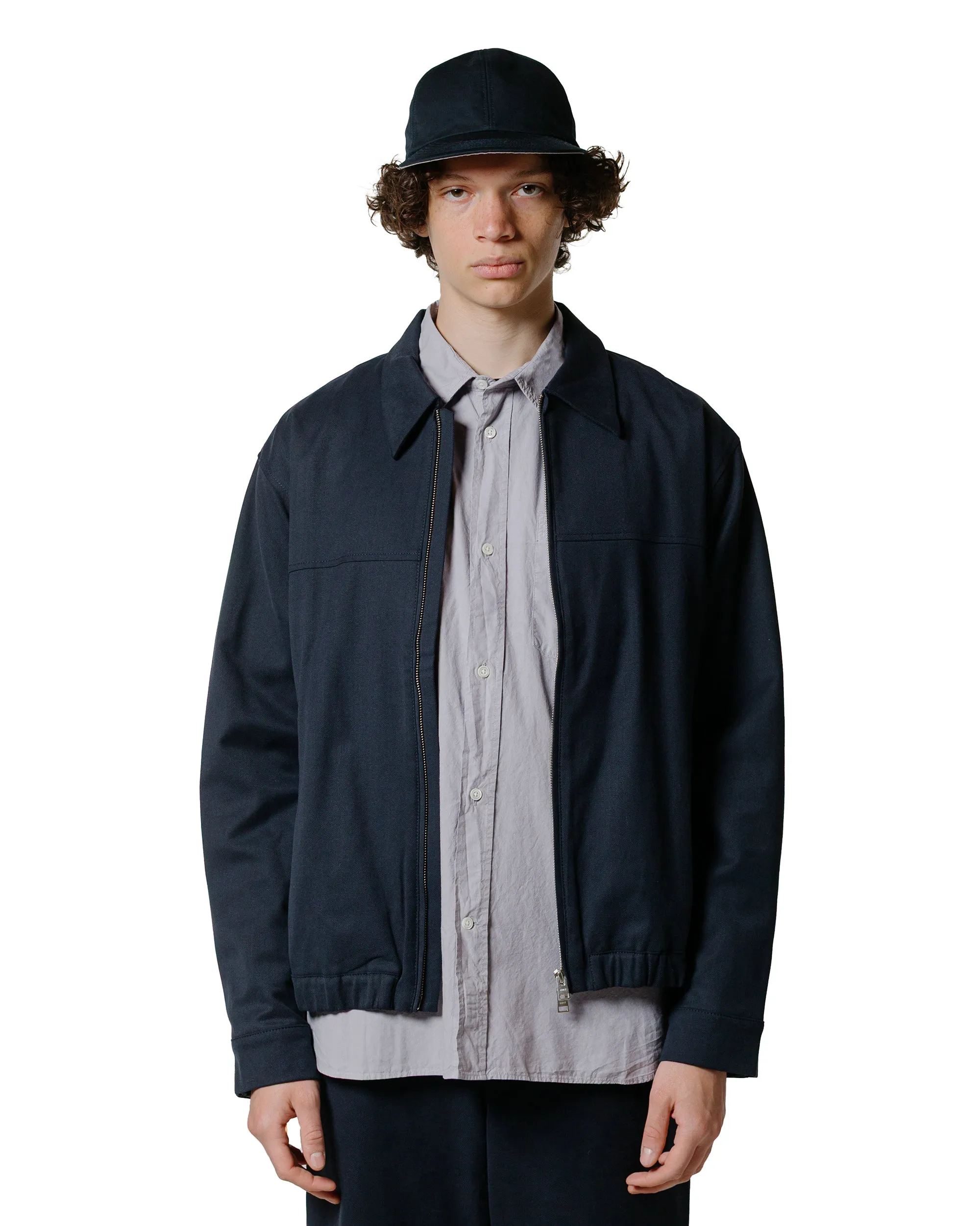 Norse Projects Marcus Cotton Wool Twill Jacket Dark Navy sold by Lost & Found product image thumbnail 2