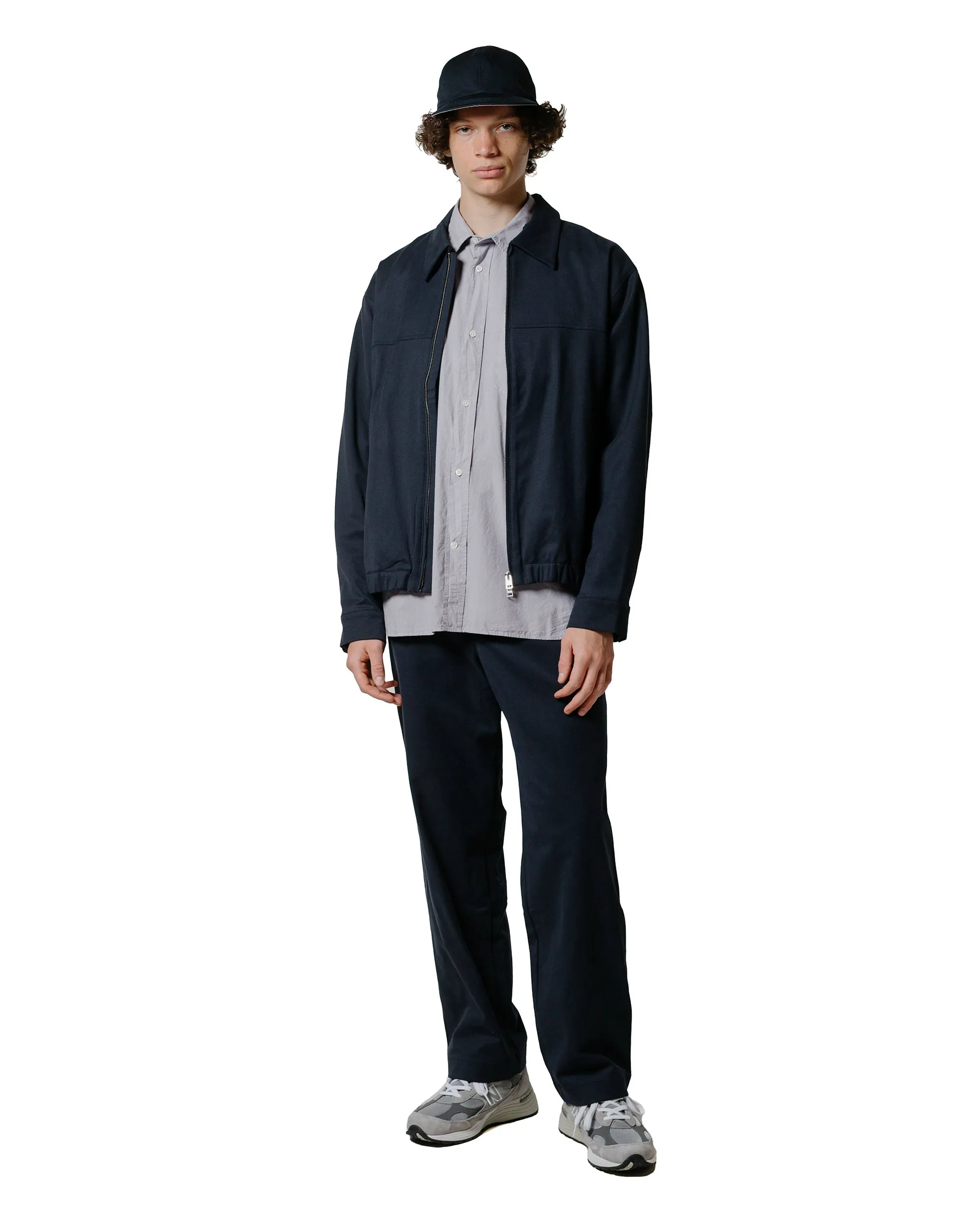 Norse Projects Marcus Cotton Wool Twill Jacket Dark Navy sold by Lost & Found product image thumbnail 4