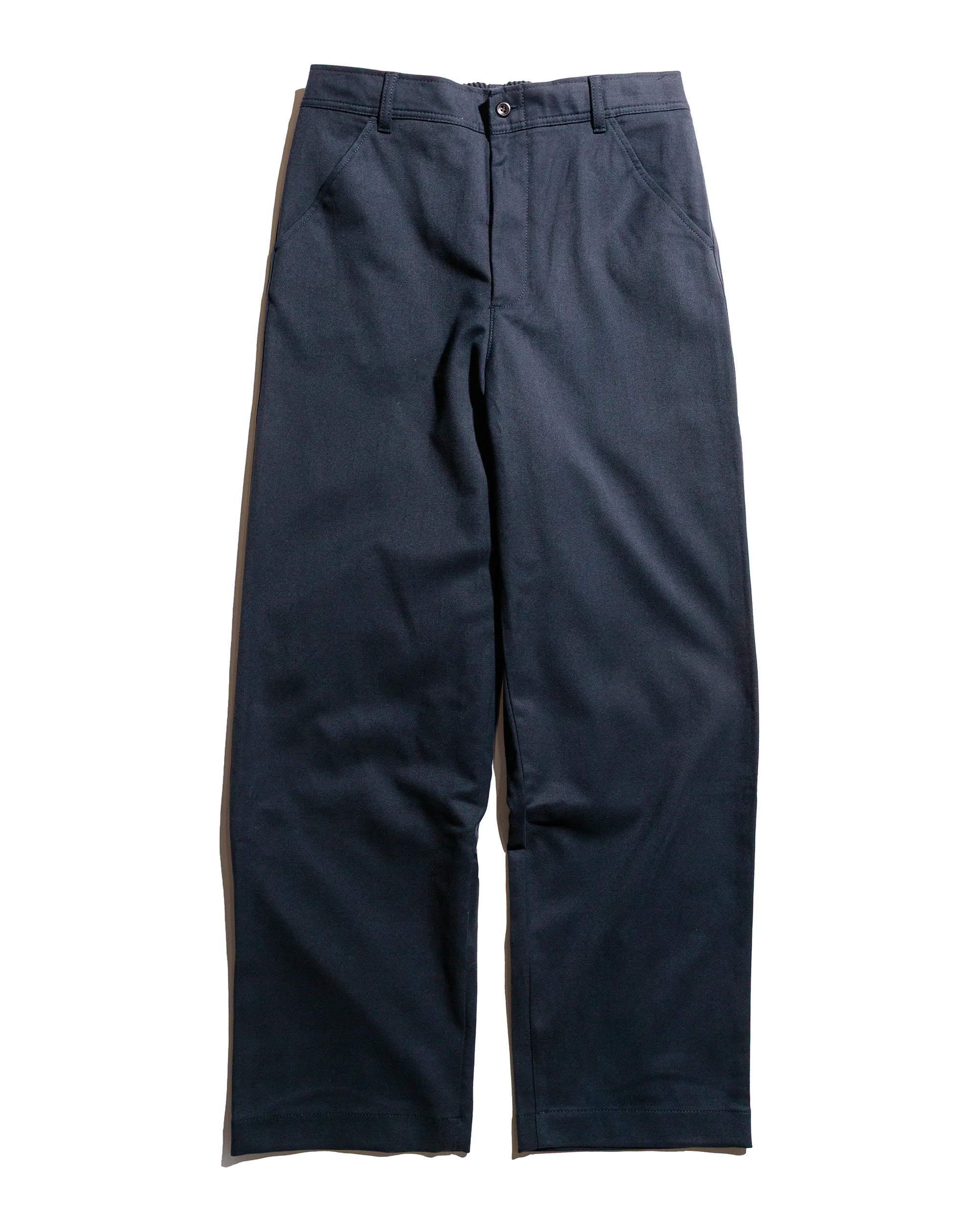 Norse Projects Ragnar Cotton Wool Twill Trouser Dark Navy sold by Lost & Found