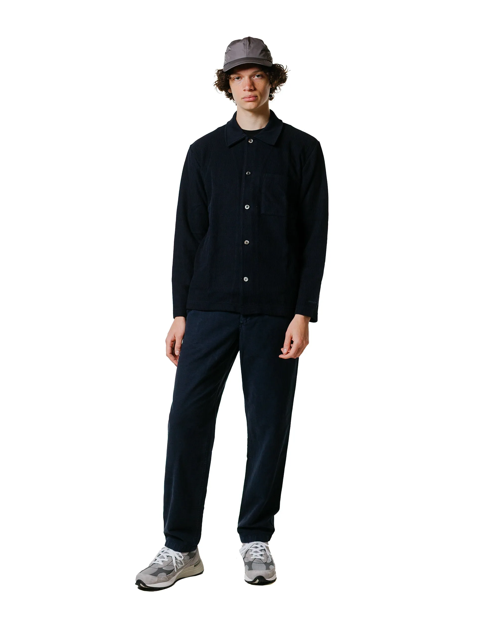 Norse Projects Ezra Relaxed Cotton Linen Trouser Dark Navy sold by Lost & Found product image thumbnail 4