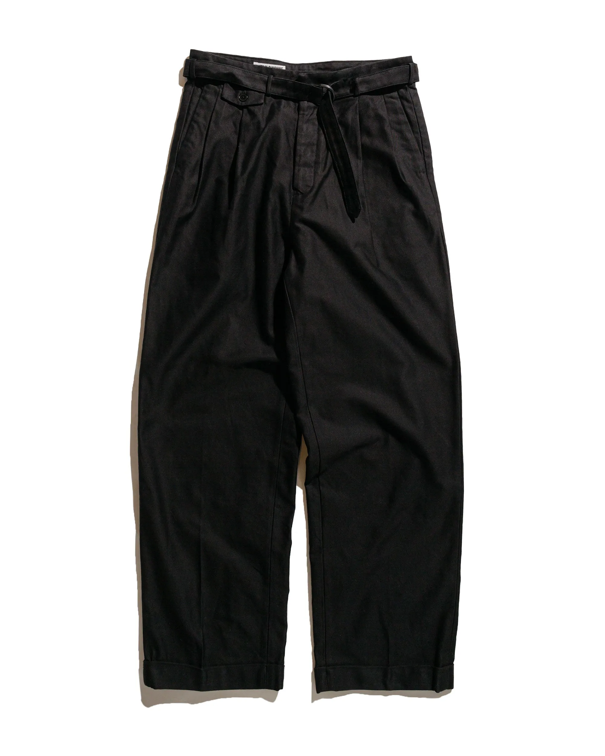 KAPTAIN SUNSHINE Belted Riviera Pantalon Black sold by Lost & Found