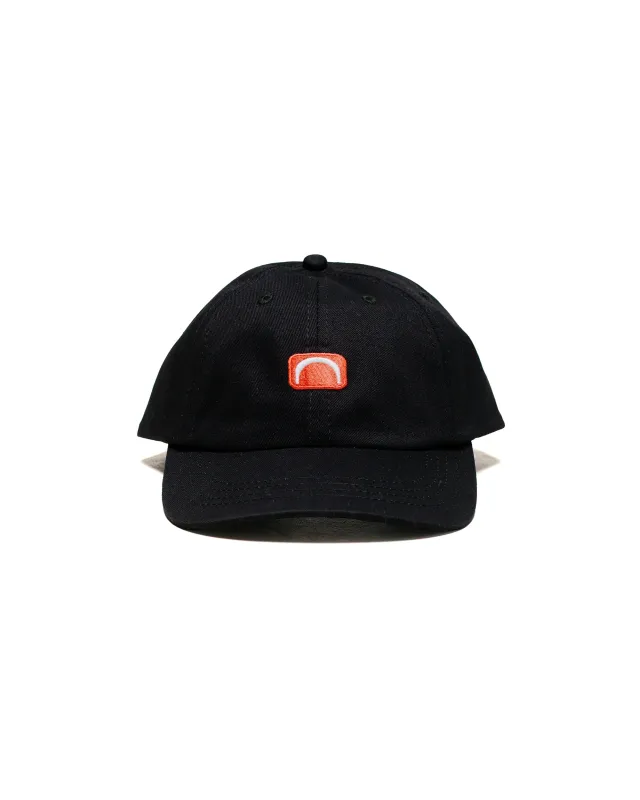 Lost & Found Chino Twill Arch Cap Black sold by Lost & Found