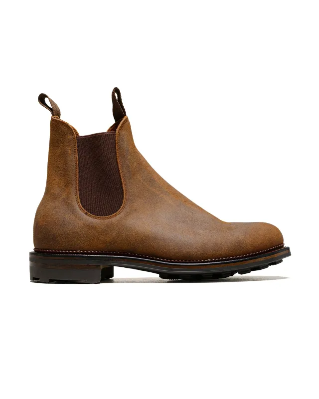 Viberg Chelsea Boot Urban Brown Waxy Commander sold by Lost & Found