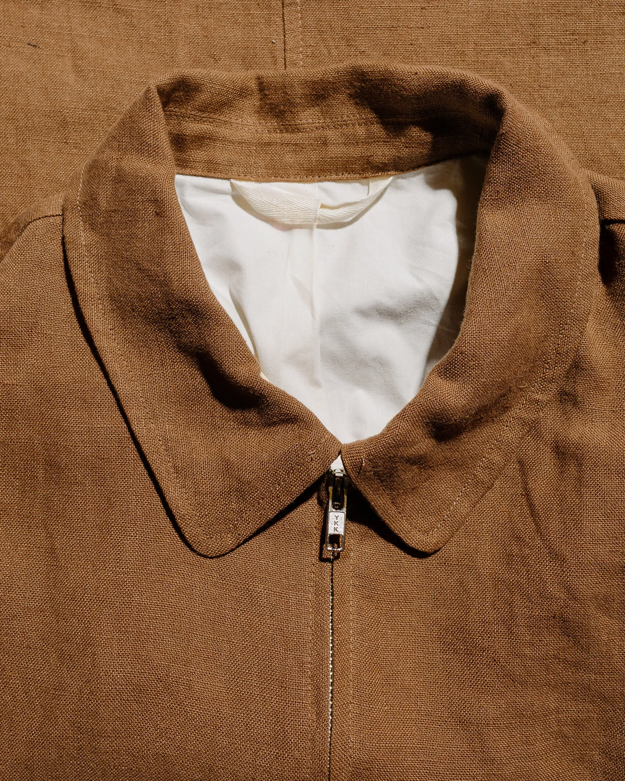 James Coward Site Jacket Brown Welterweight Belgian Linen sold by Lost & Found product image thumbnail 5