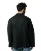 James Coward Transport Shirt Black Welterweight Belgian Linen sold by Lost & Found