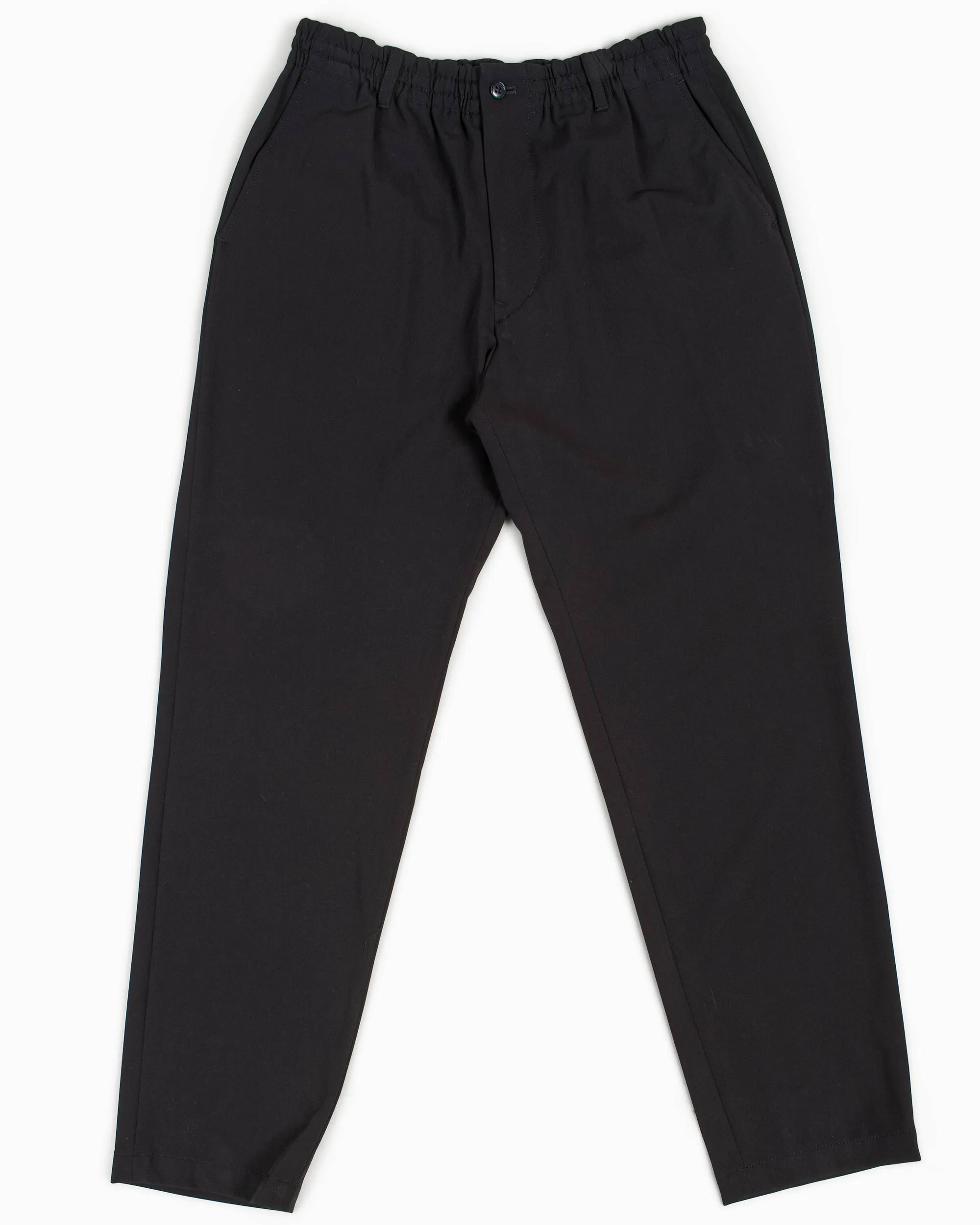 Sage de Cret Tapered Pants Black Polyester/Rayon 2WAY Stretch sold by Lost & Found