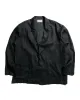 MARKAWARE Shirt Jacket Hemp Shirting Black sold by Lost & Found