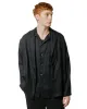 MARKAWARE Shirt Jacket Hemp Shirting Black sold by Lost & Found