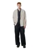 MARKAWARE Shirt Jacket Hemp Shirting Taupe sold by Lost & Found