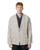 MARKAWARE Shirt Jacket Hemp Shirting Taupe sold by Lost & Found