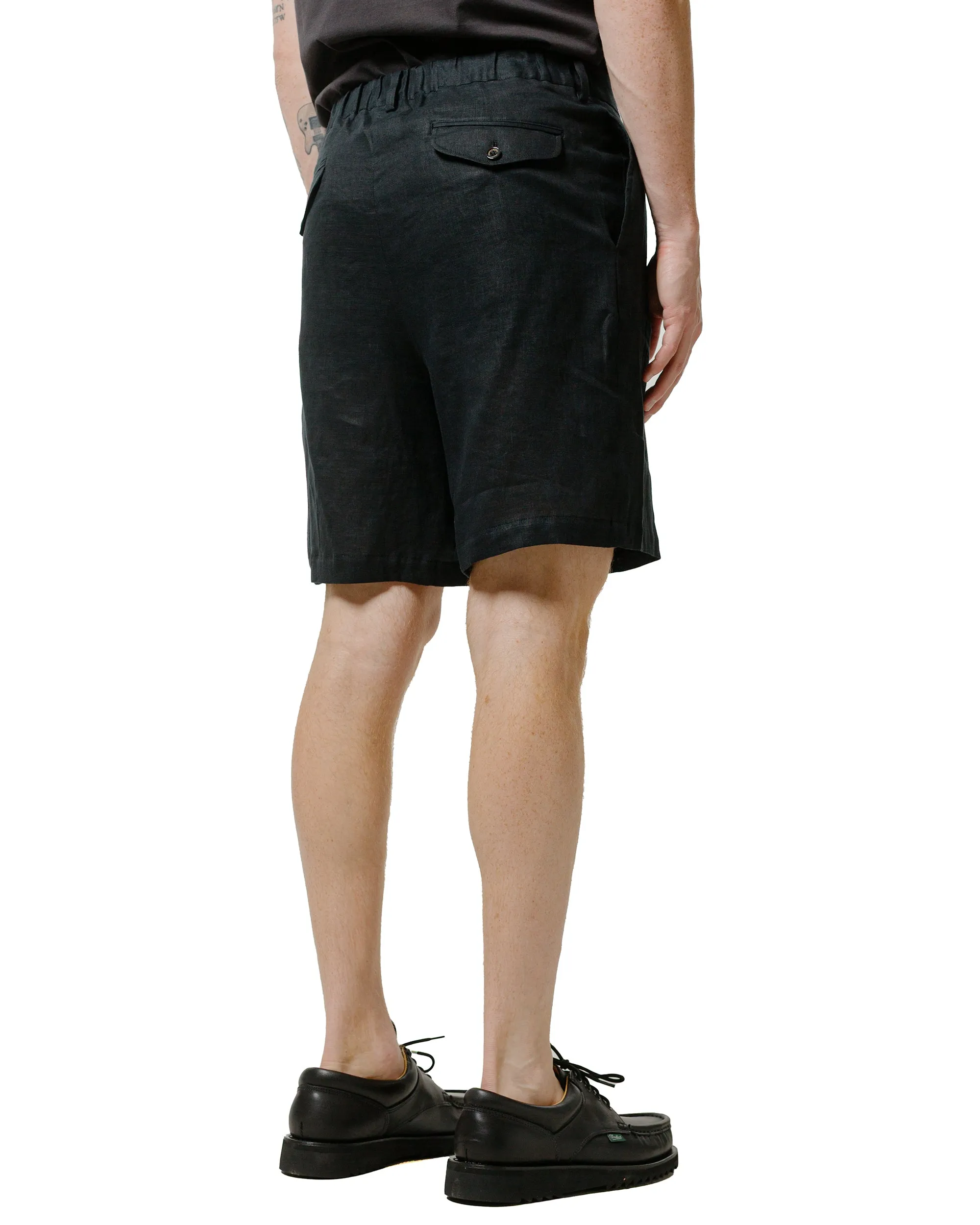 MARKAWARE Classic Fit Shorts Hemp Shirting Black sold by Lost & Found product image thumbnail 4