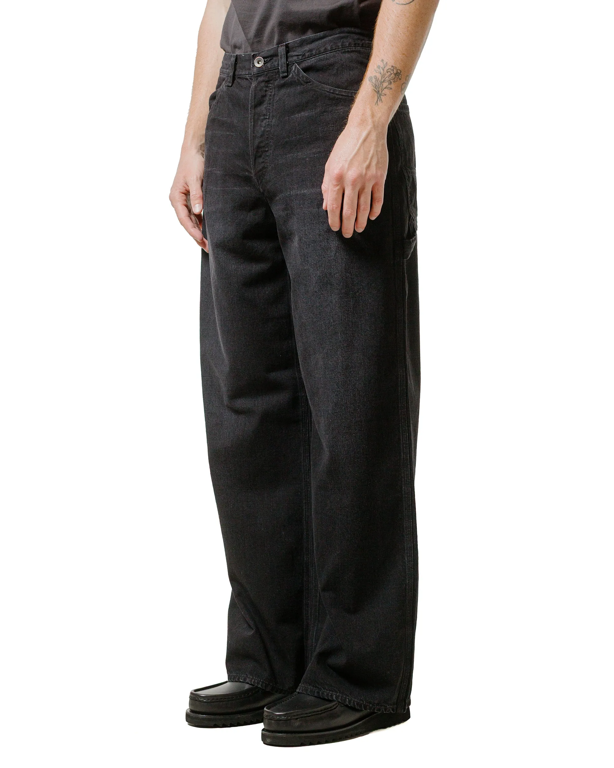 marka Wide Painter Pants Organic Cotton 10oz Denim Black sold by Lost & Found product image thumbnail 2
