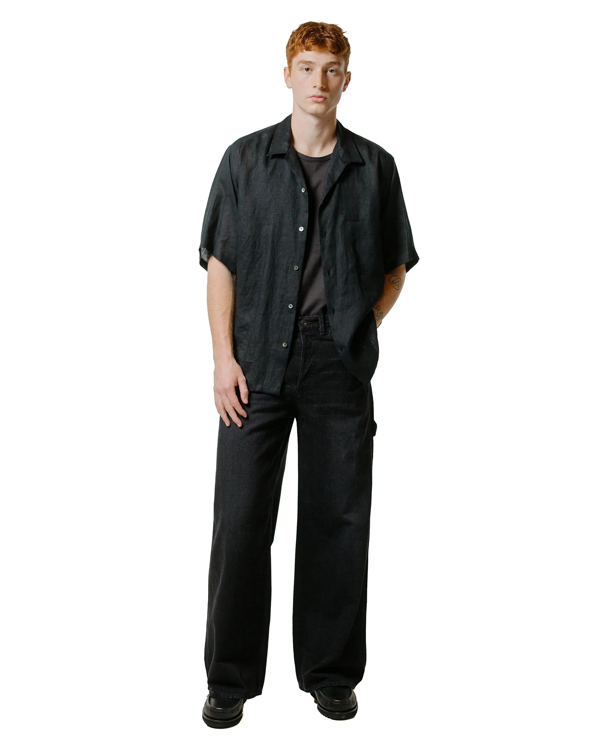 marka Wide Painter Pants Organic Cotton 10oz Denim Black sold by Lost & Found product image thumbnail 4