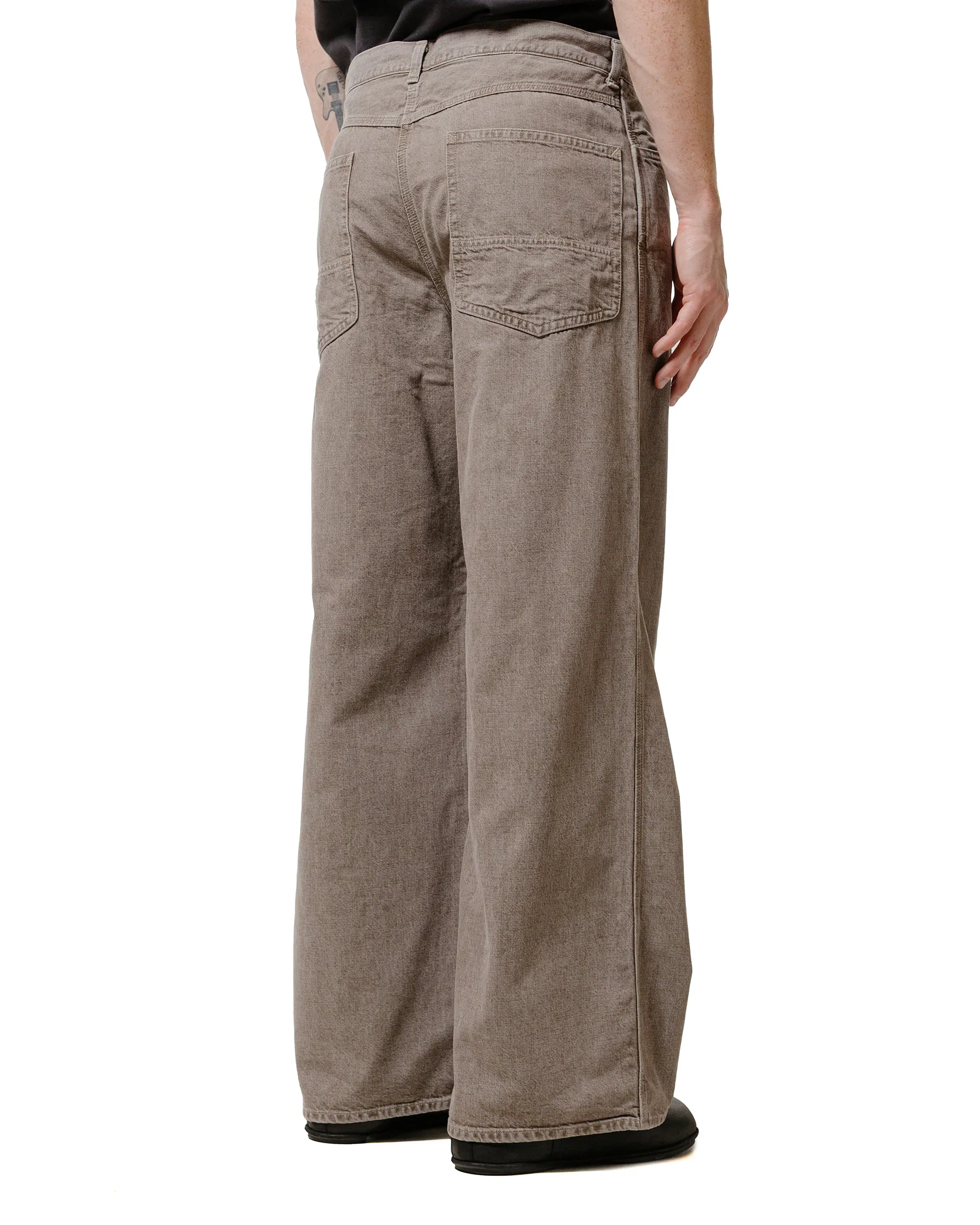 marka Wide Painter Pants Organic Cotton 10oz Denim Brown sold by Lost & Found product image thumbnail 4