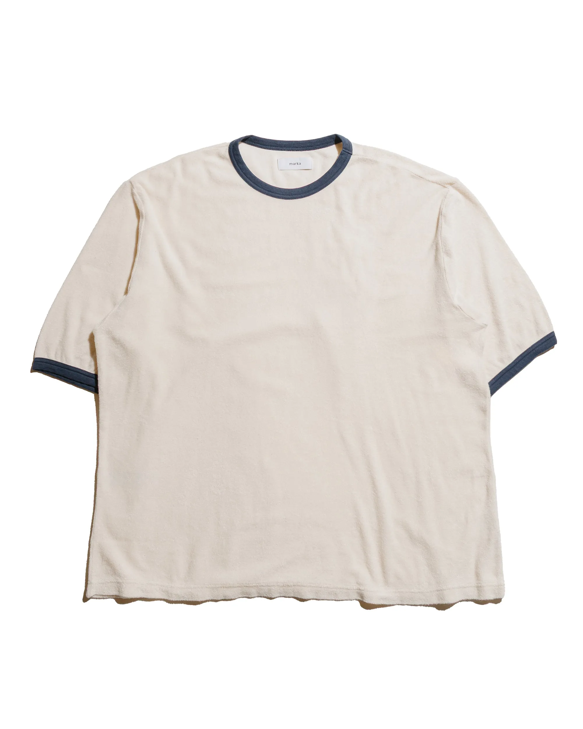 marka Ringer Pile Tee Organic Cotton Pile Ecru sold by Lost & Found