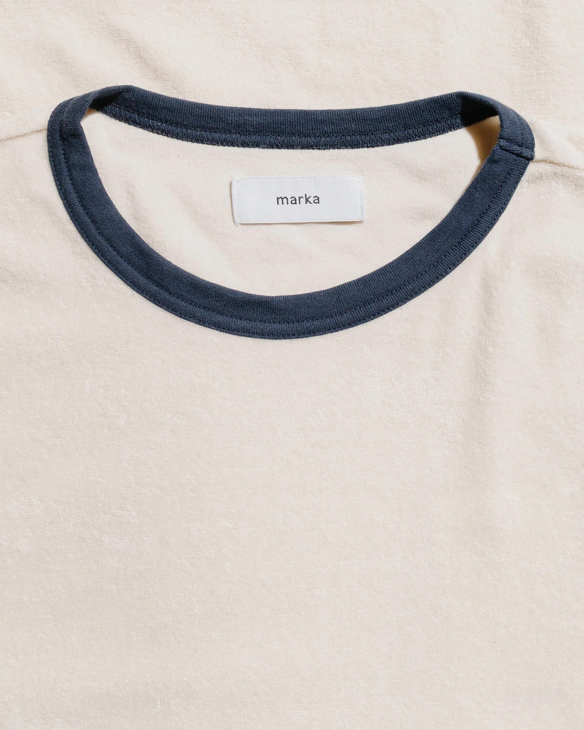 marka Ringer Pile Tee Organic Cotton Pile Ecru sold by Lost & Found product image thumbnail 5
