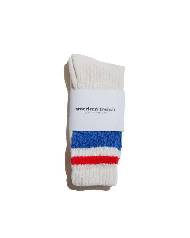 American Trench The Retro Stripe Royal/Red sold by Lost & Found