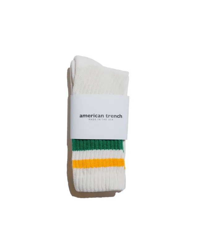 American Trench The Retro Stripe Kelly/Gold sold by Lost & Found