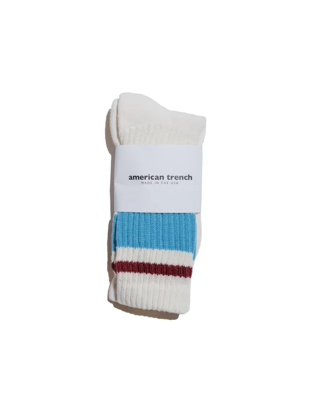 American Trench The Retro Stripe Col. Blue/Maroon sold by Lost & Found