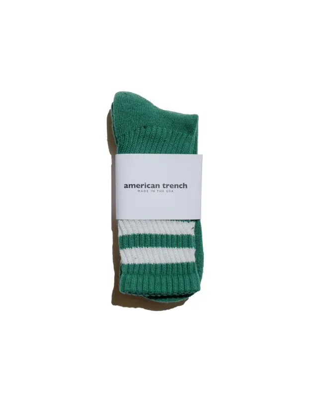 American Trench The Retro Double Stripe Green sold by Lost & Found