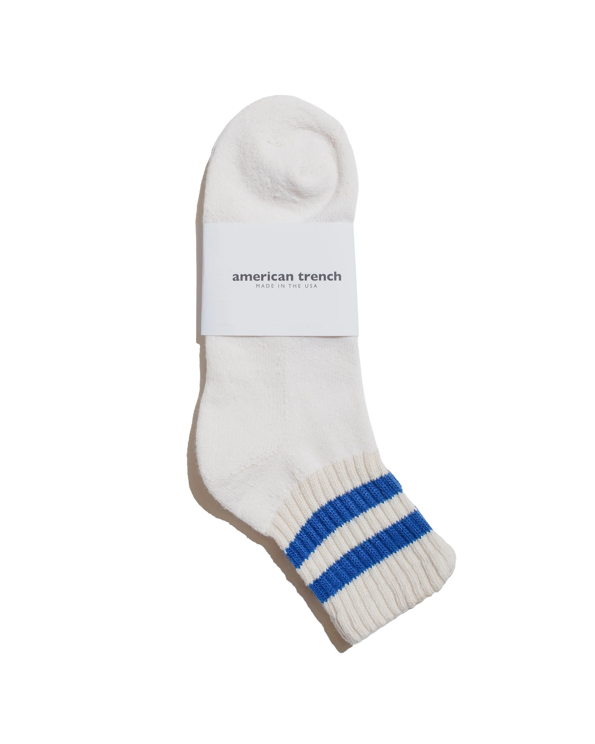 American Trench The Mono Stripe Quarter Crew Royal sold by Lost & Found