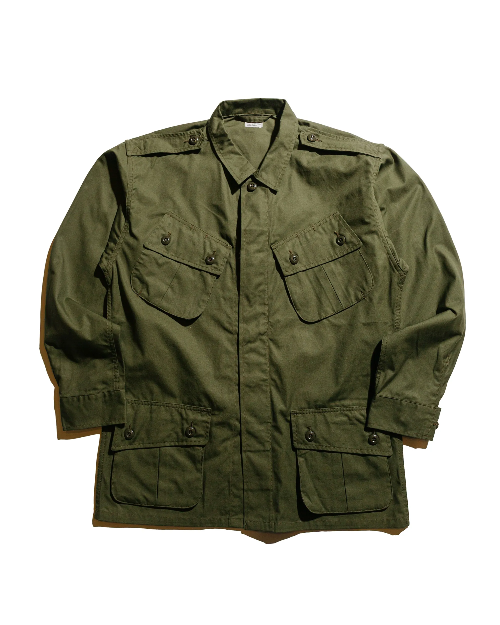 The Real McCoy's MJ22006 Coat, Man's, Combat, Tropical (Model 220) Olive sold by Lost & Found