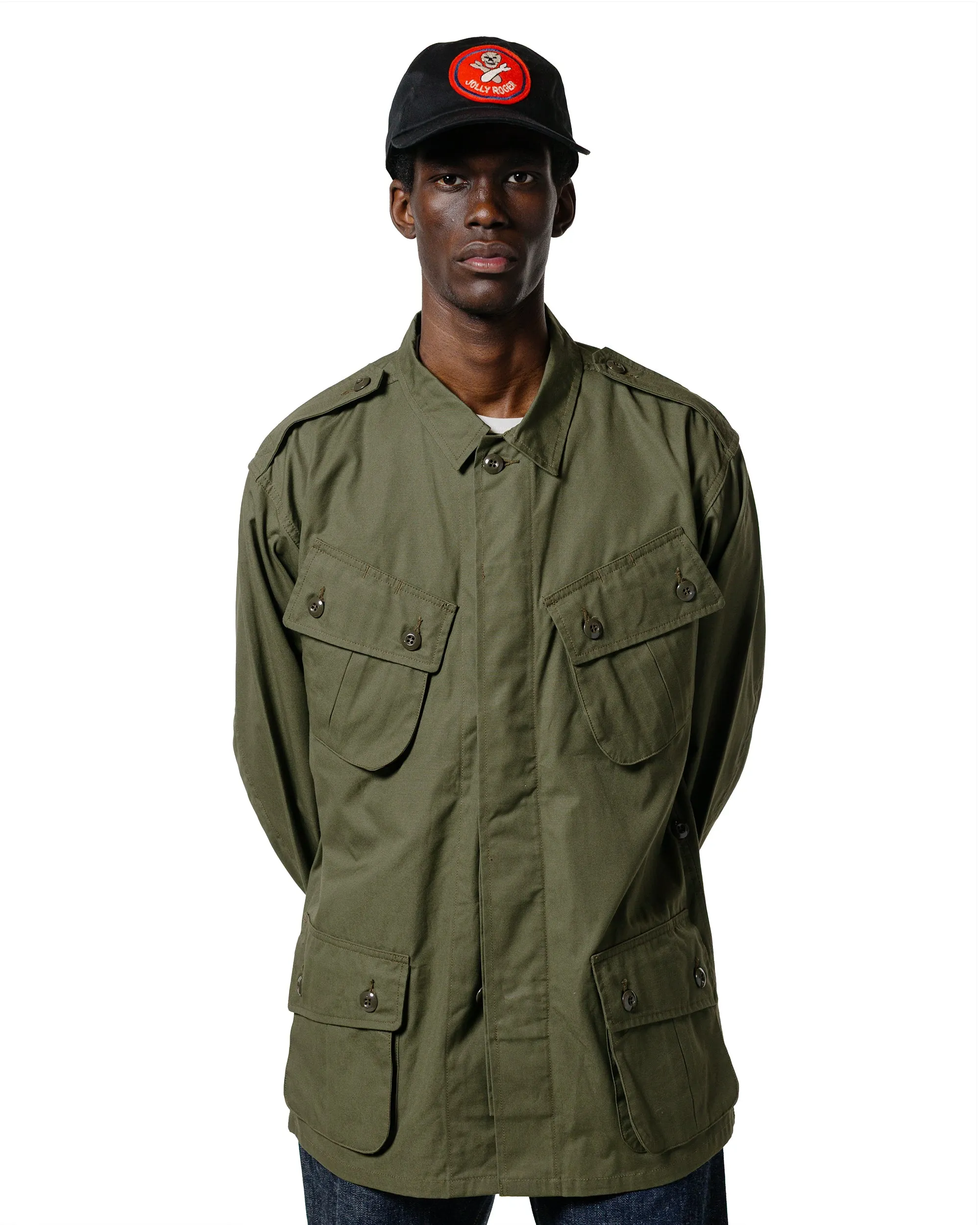 The Real McCoy's MJ22006 Coat, Man's, Combat, Tropical (Model 220) Olive sold by Lost & Found product image thumbnail 2