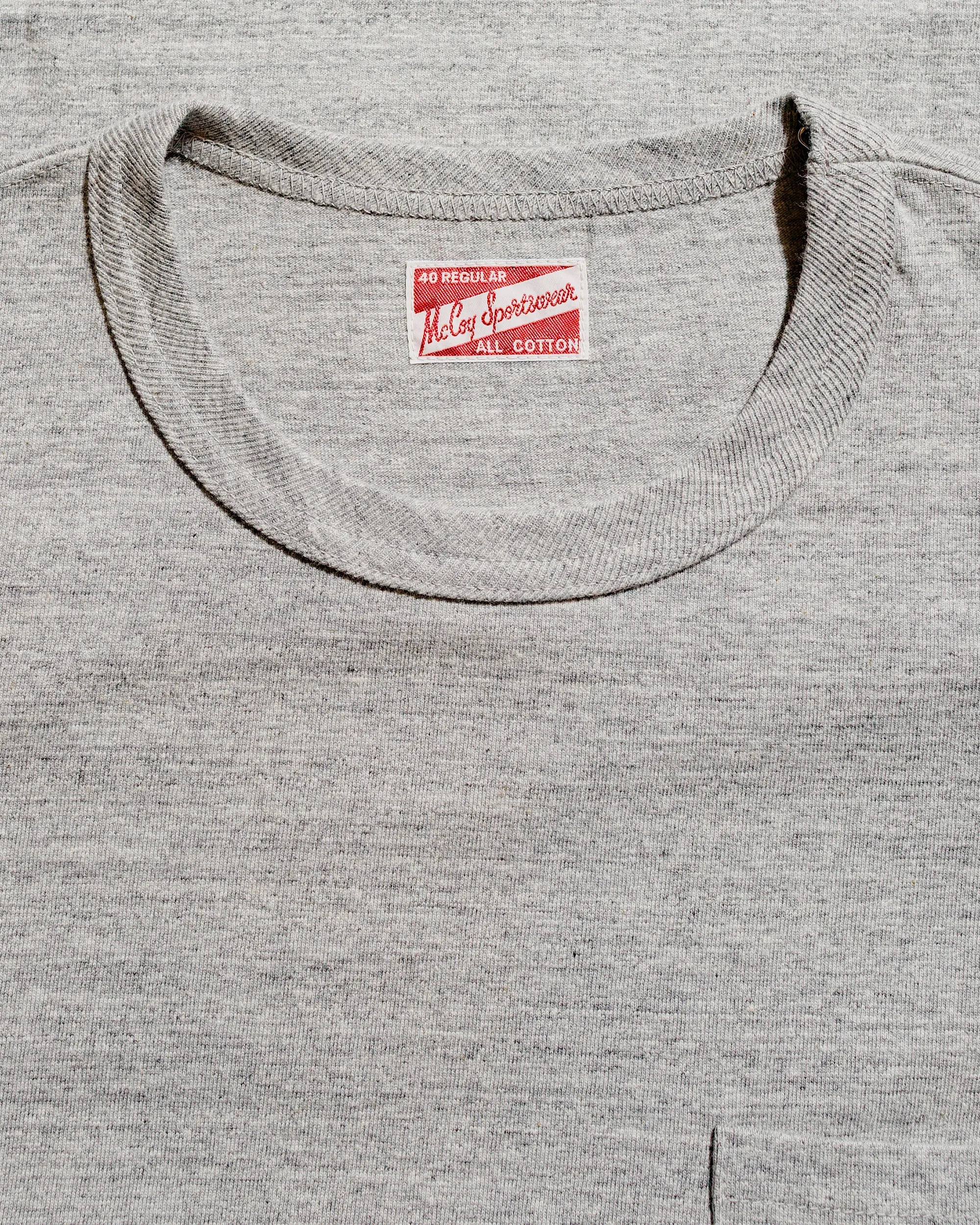 The Real McCoy's MC22006 Pocket Tee Gray sold by Lost & Found product image thumbnail 4