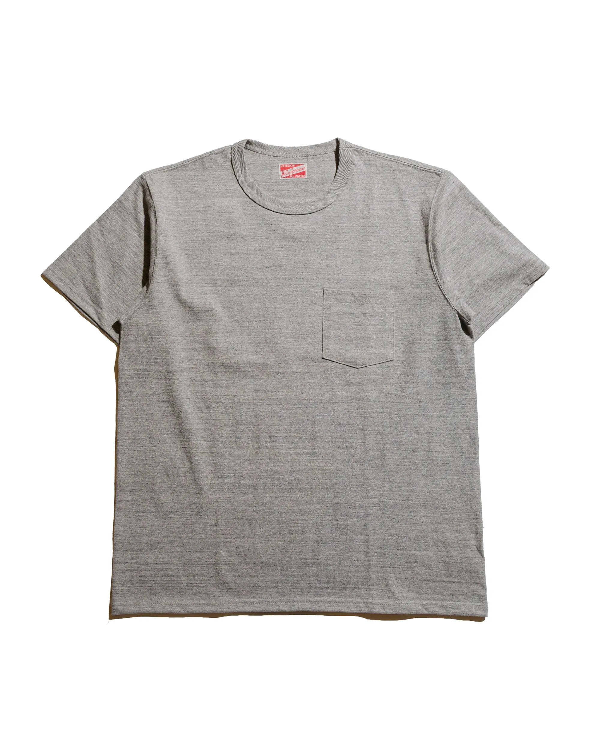 The Real McCoy's MC22006 Pocket Tee Gray sold by Lost & Found