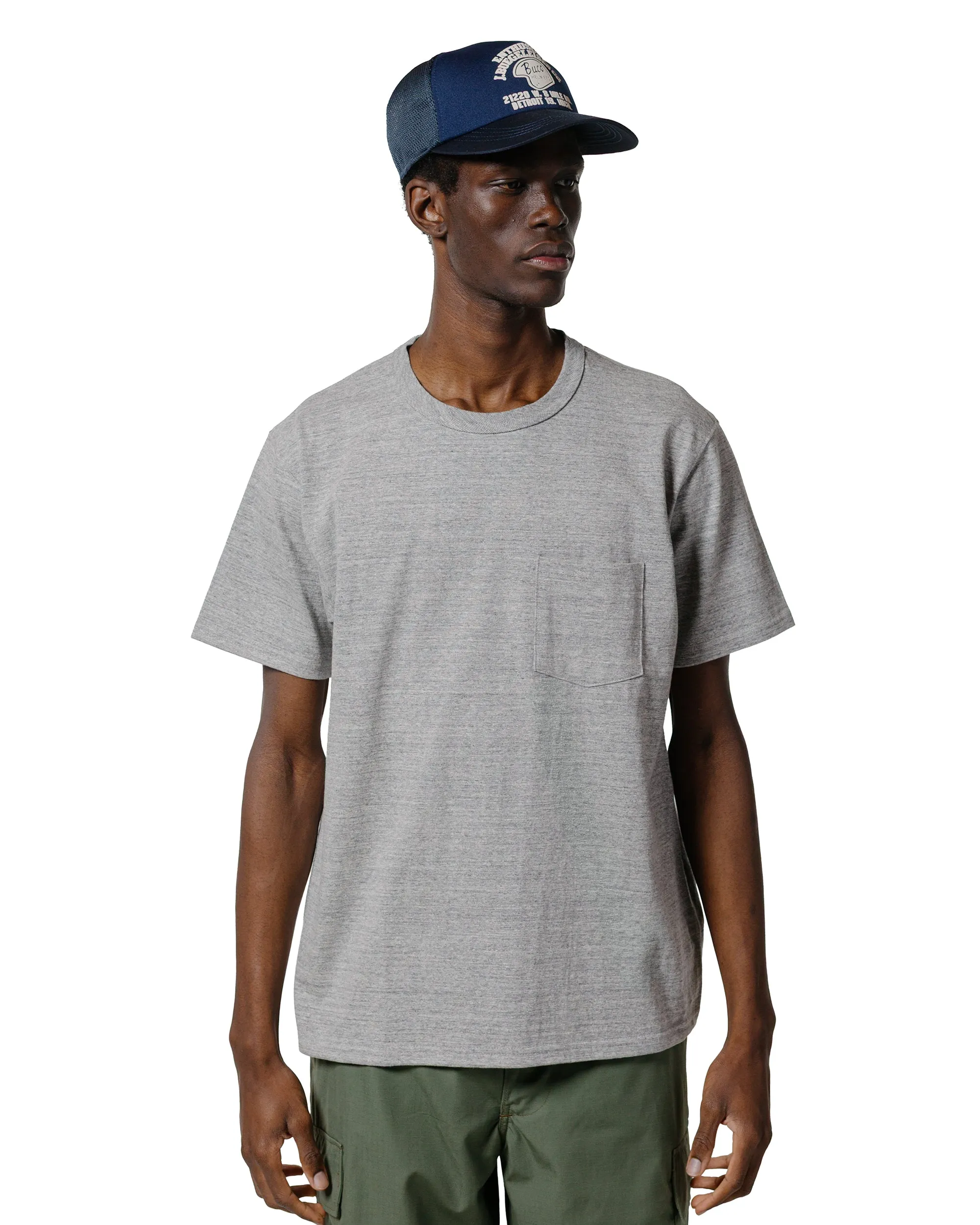 The Real McCoy's MC22006 Pocket Tee Gray sold by Lost & Found product image thumbnail 2