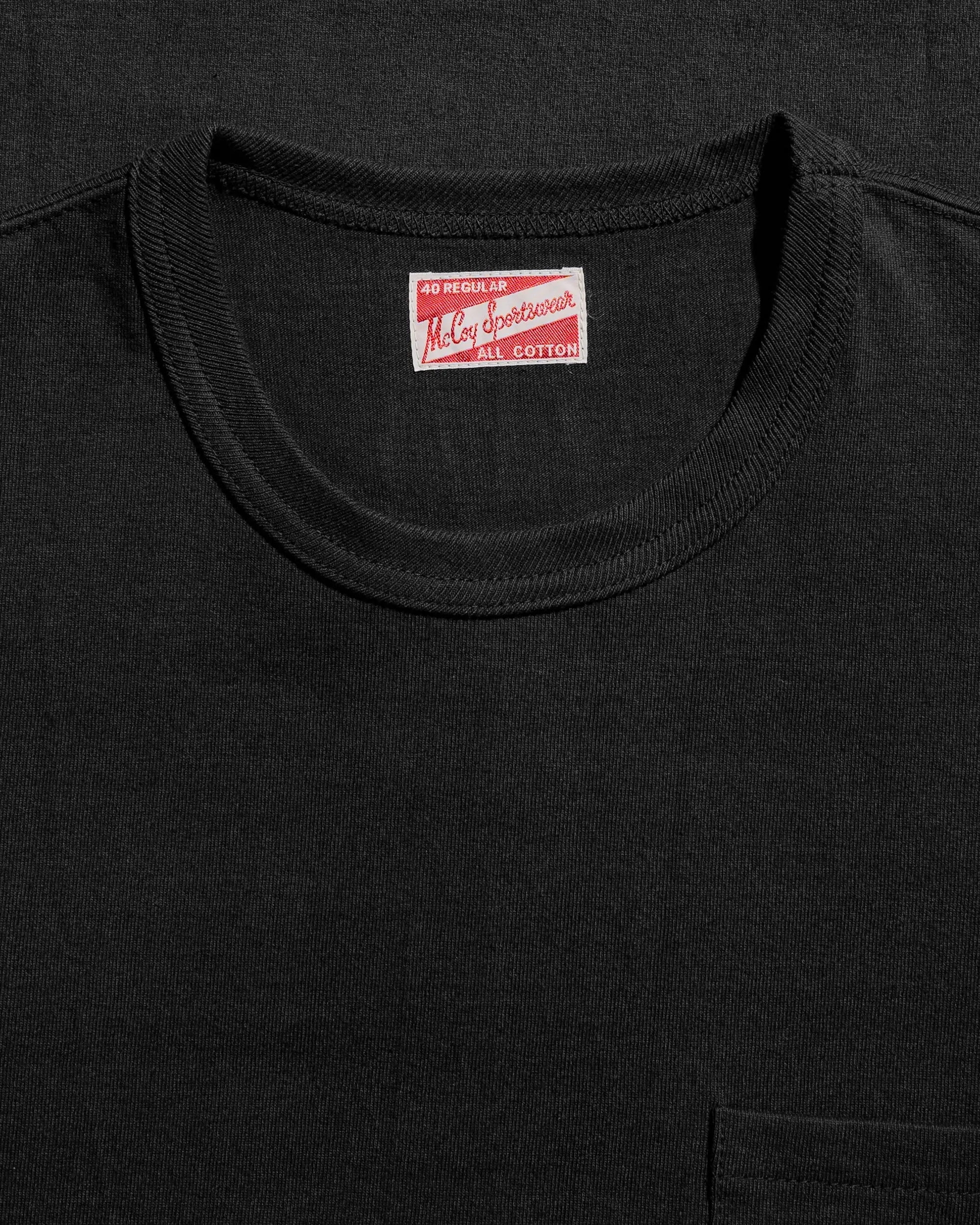 The Real McCoy's MC22006 Pocket Tee Black sold by Lost & Found product image thumbnail 4