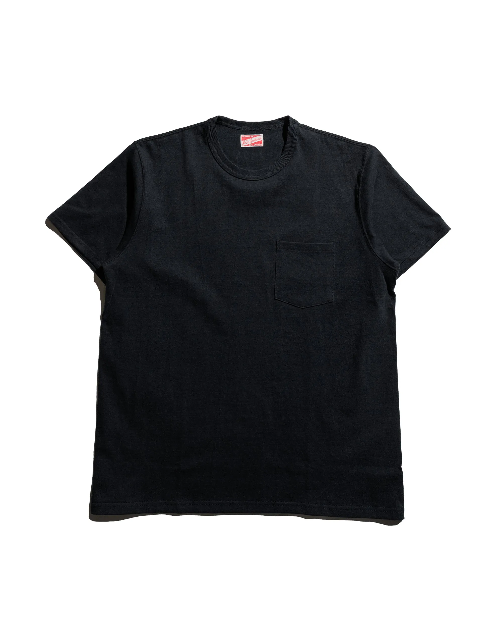 The Real McCoy's MC22006 Pocket Tee Black sold by Lost & Found