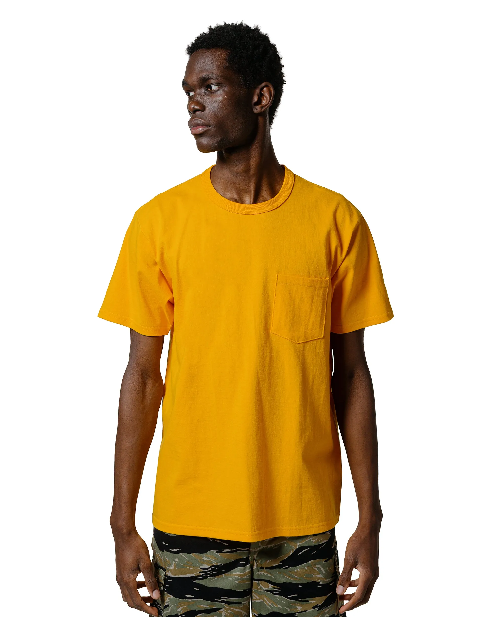 The Real McCoy's MC22006 Pocket Tee Yellow sold by Lost & Found product image thumbnail 2