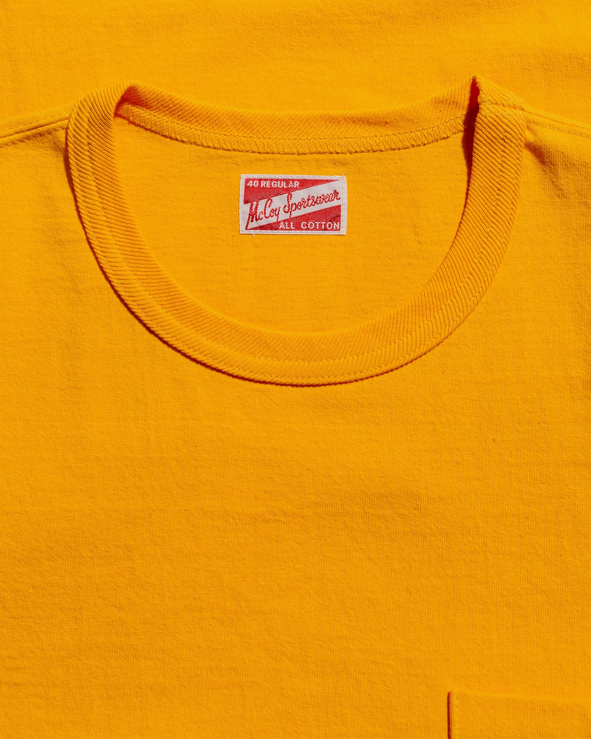 The Real McCoy's MC22006 Pocket Tee Yellow sold by Lost & Found product image thumbnail 4