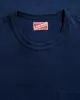 The Real McCoy's MC22006 Pocket Tee Navy sold by Lost & Found