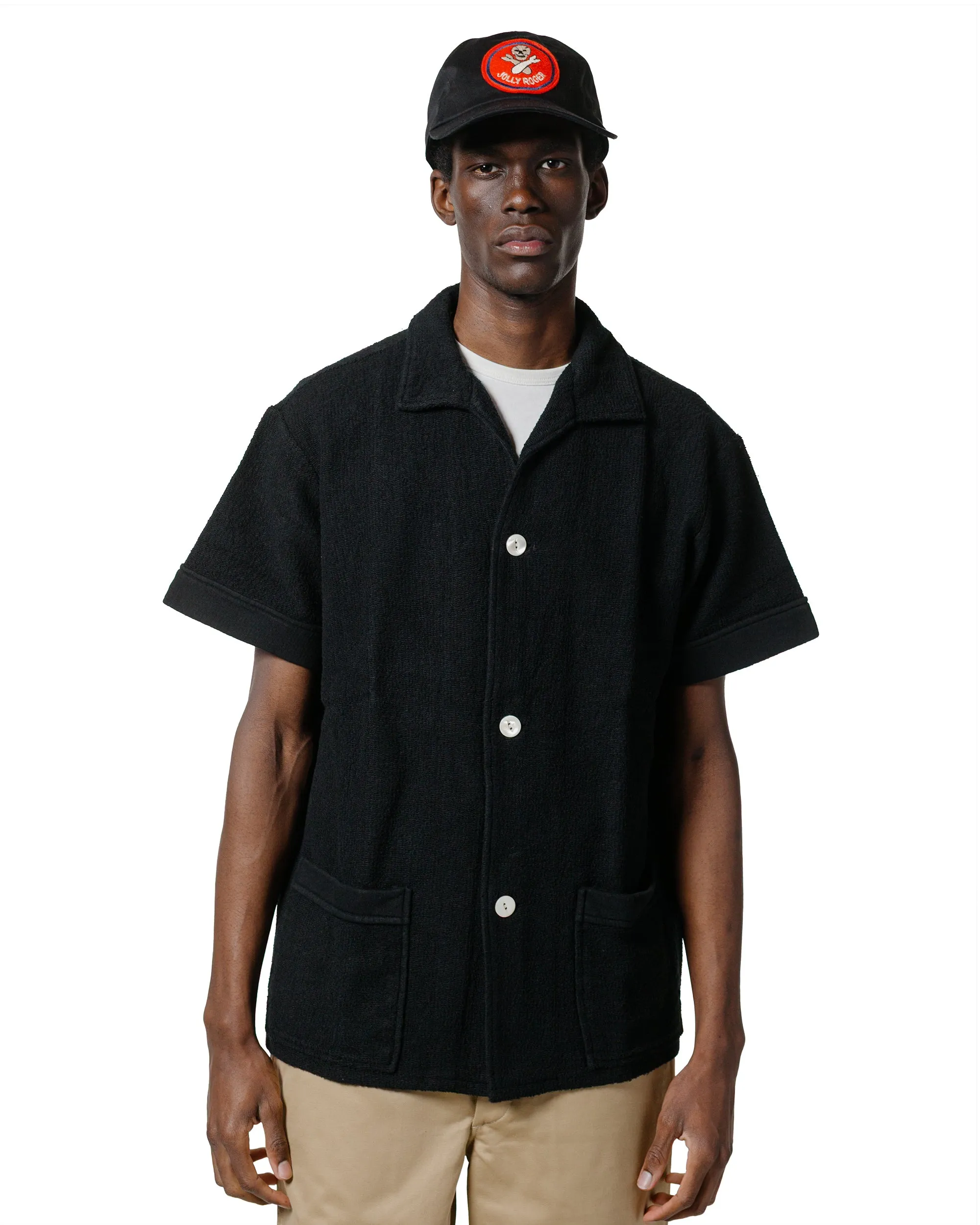 The Real McCoy's MC25001 Cotton Pile Beach Shirt Black sold by Lost & Found product image thumbnail 2