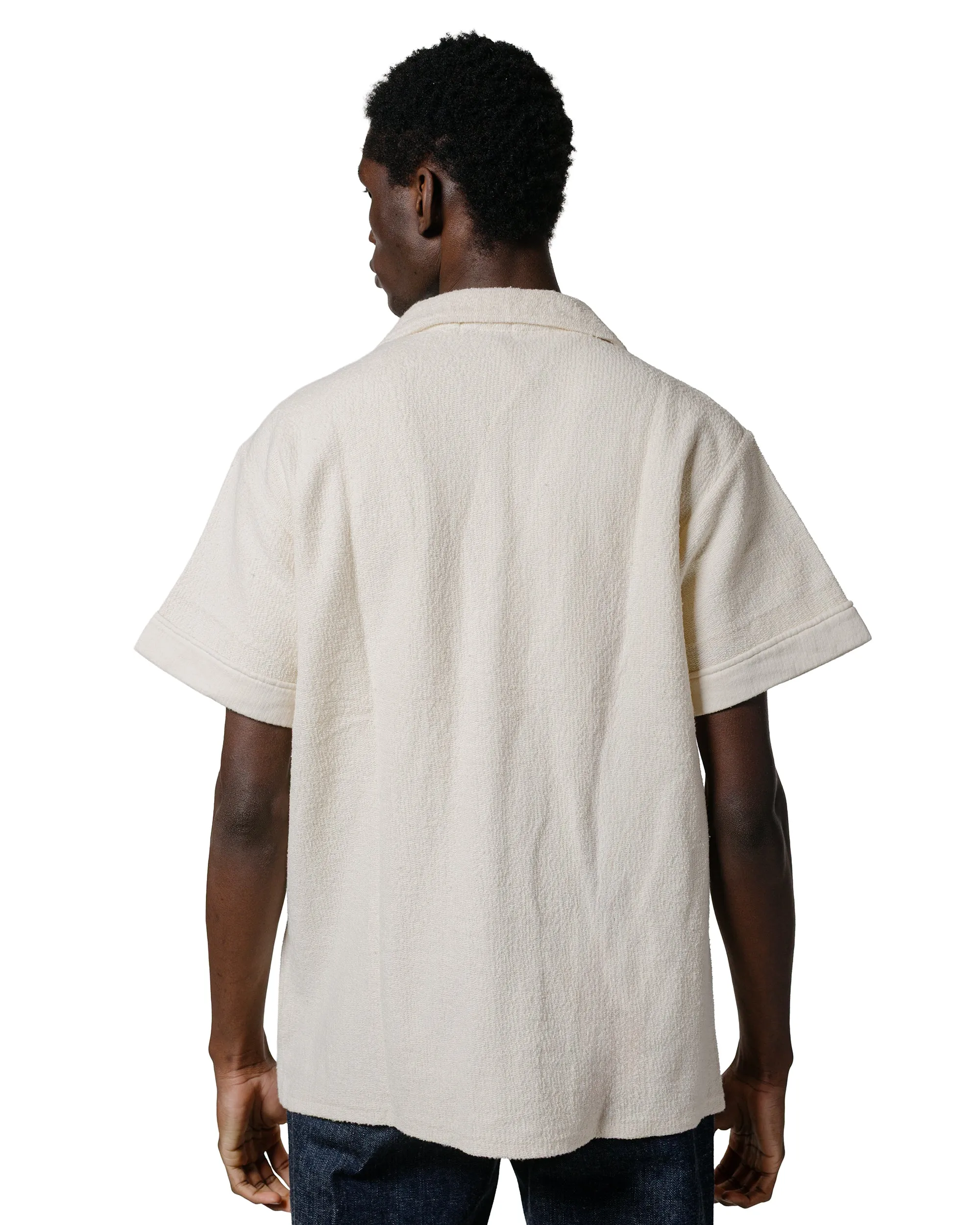 The Real McCoy's MC25001 Cotton Pile Beach Shirt Milk sold by Lost & Found product image thumbnail 3