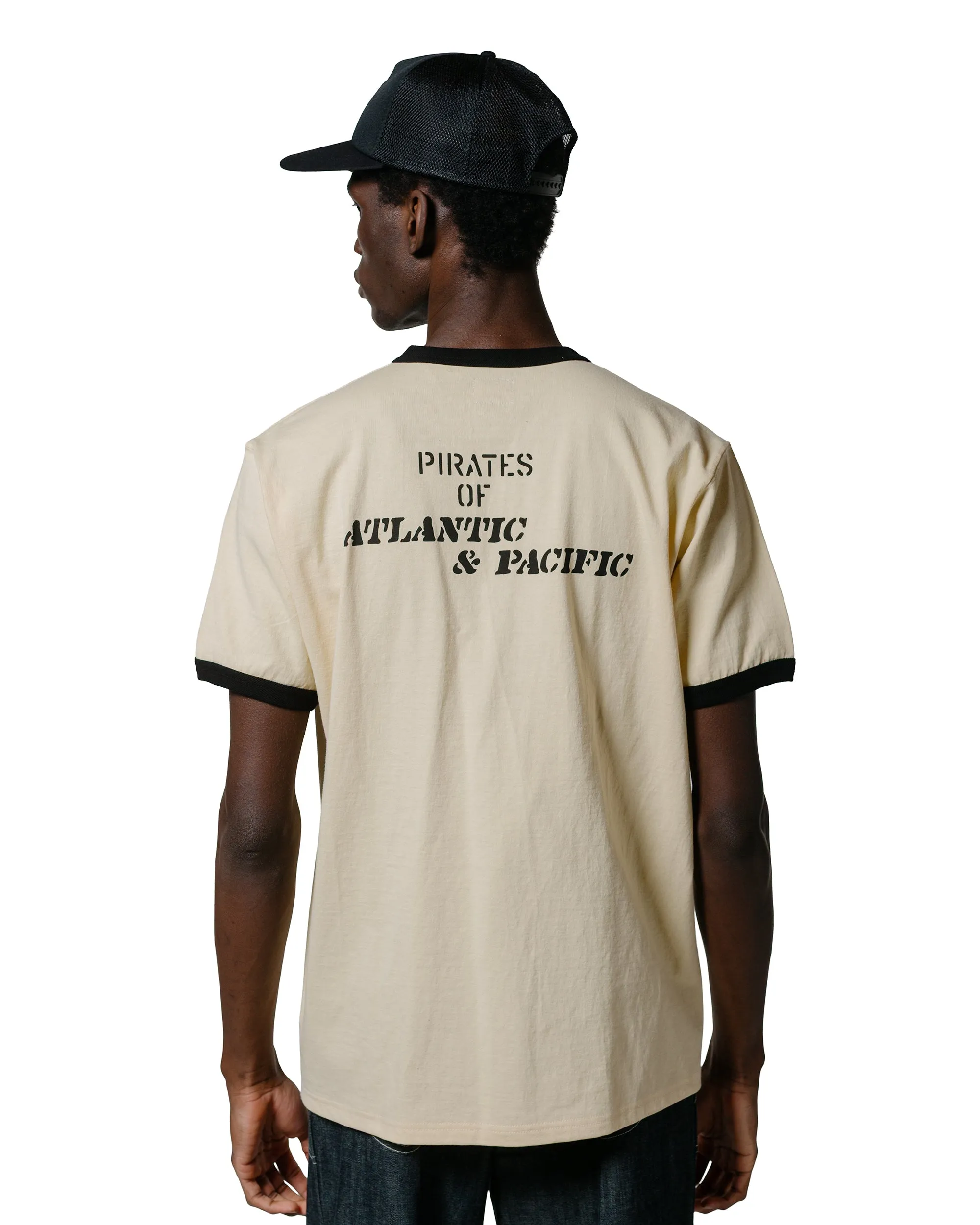 The Real McCoy's MC25005 Military Tee / USS Kidd Ecru/Black sold by Lost & Found product image thumbnail 3