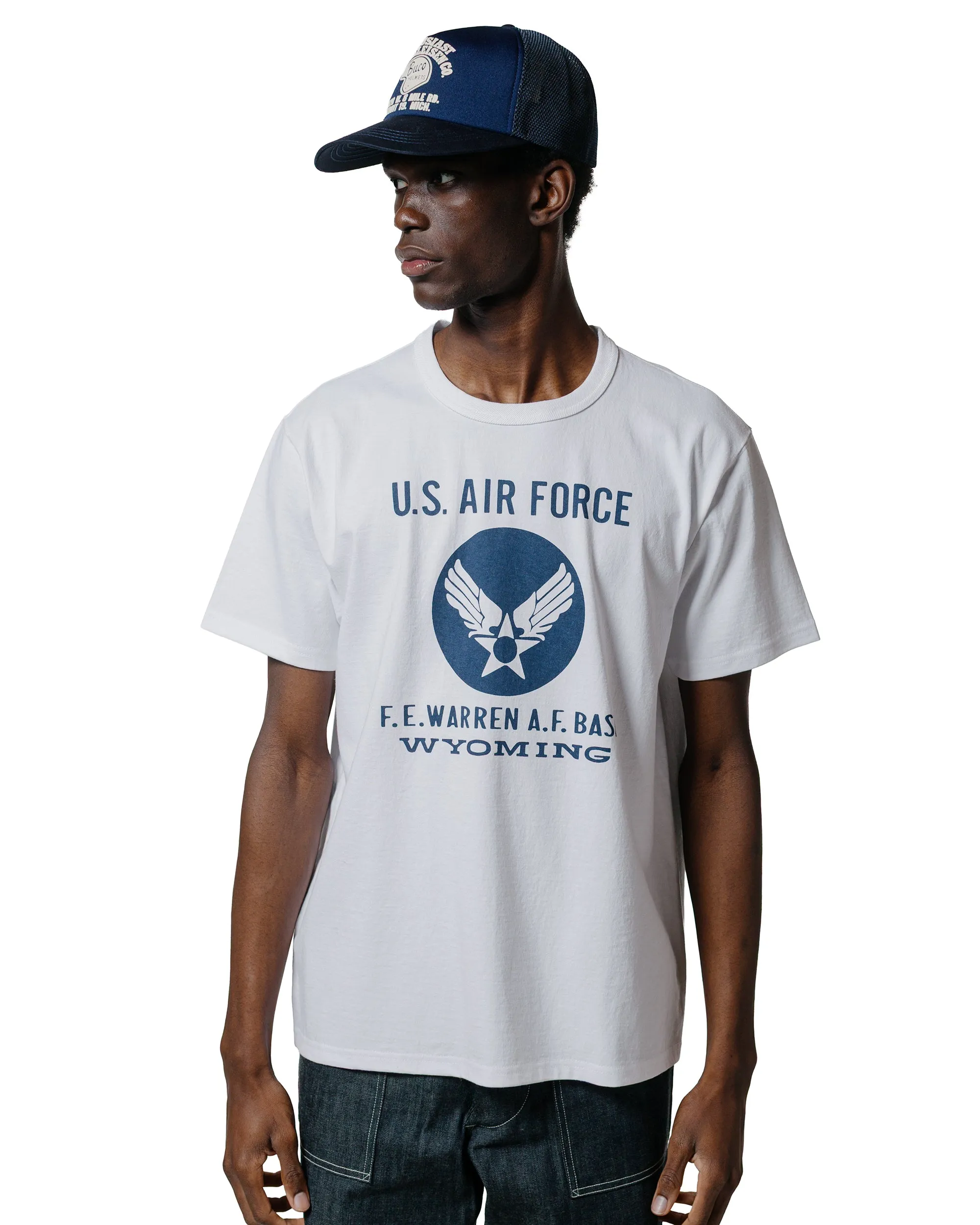 The Real McCoy's MC25007 Military Tee / F.E. Warren Base White sold by Lost & Found product image thumbnail 2