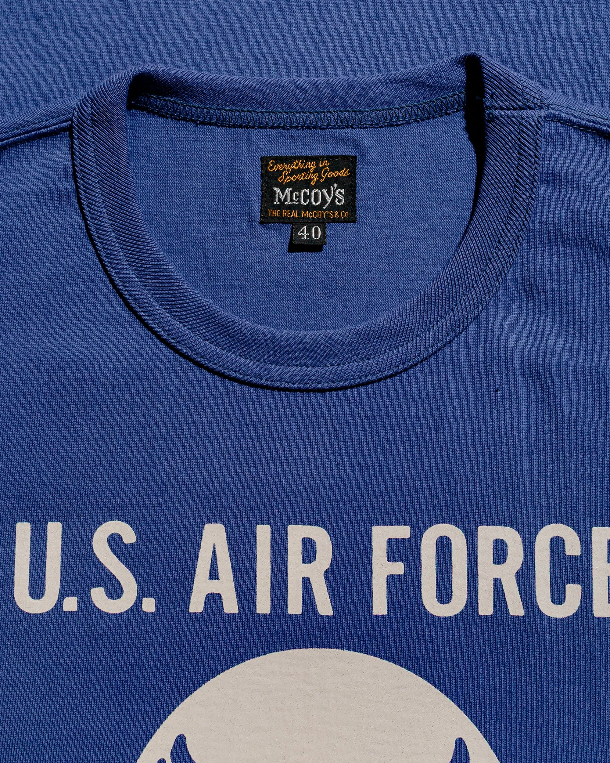 The Real McCoy's MC25007 Military Tee / F.E. Warren Base MQ Navy sold by Lost & Found product image thumbnail 4