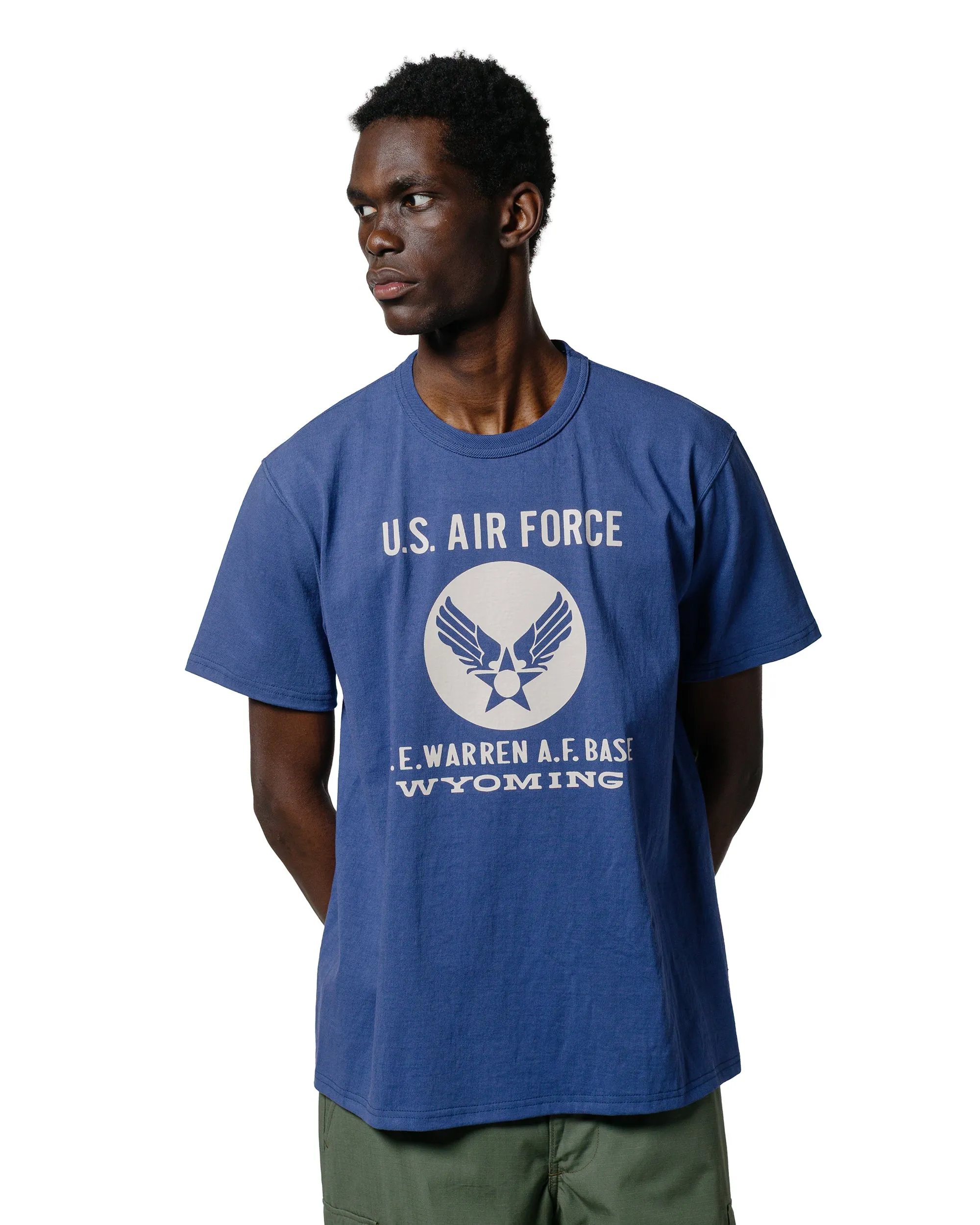 The Real McCoy's MC25007 Military Tee / F.E. Warren Base MQ Navy sold by Lost & Found product image thumbnail 2