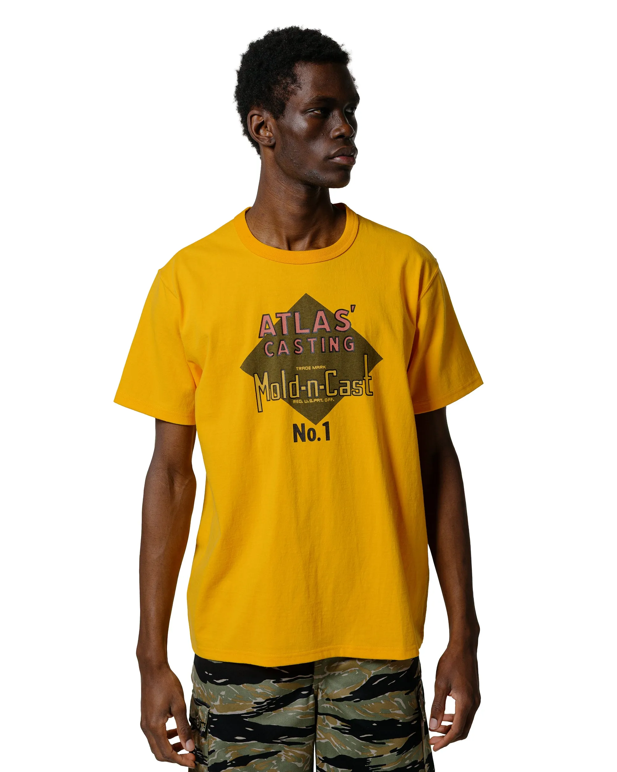 The Real McCoy's MC25017 Joe McCoy Tee / Atlas' Casting Yellow sold by Lost & Found product image thumbnail 2